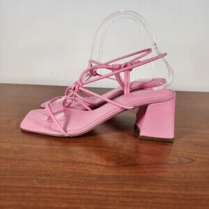 Marc Fisher Pink Strappy Heels